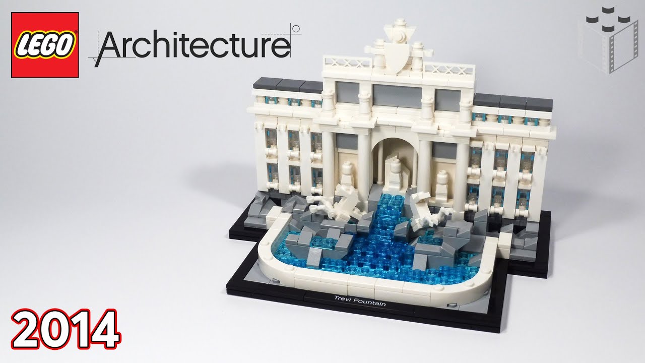 21020 Lego Architecture Trevi Fountain - Lego Speed Build