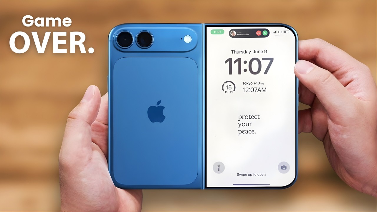 Складной iPhone от Apple Утёк… Samsung Стоит Начать Волноваться!