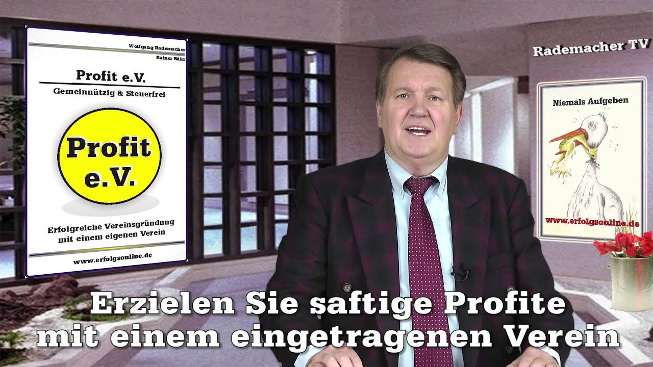 Verein gr&uuml;nden, Verm&ouml;gen sichern, Profit machen, gemeinn&uuml;tzig