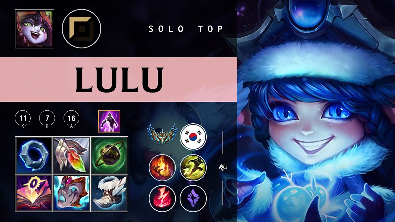 Lulu Top vs Sion - KR Challenger Patch 26.03