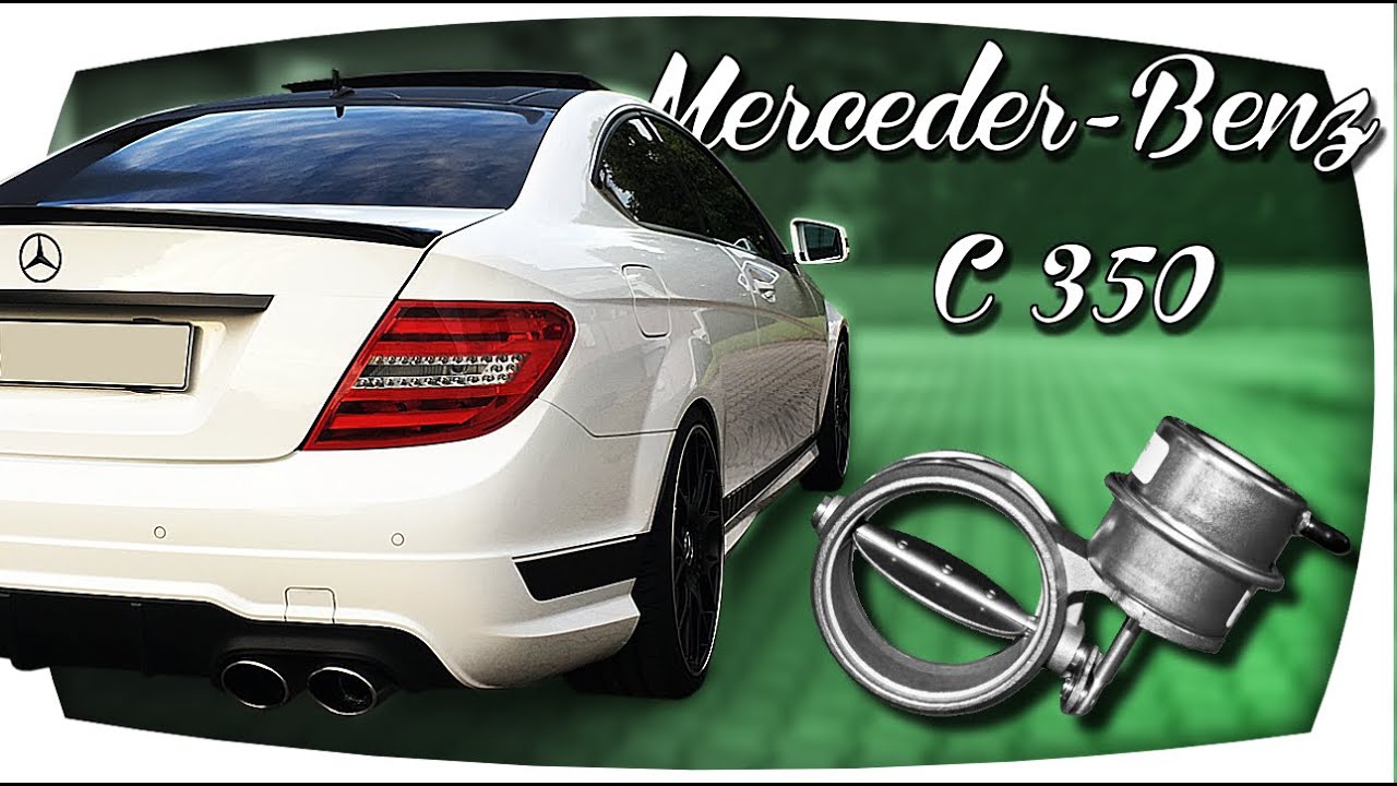 Mercedes Benz C350 Klappenauspuff X-Pipe