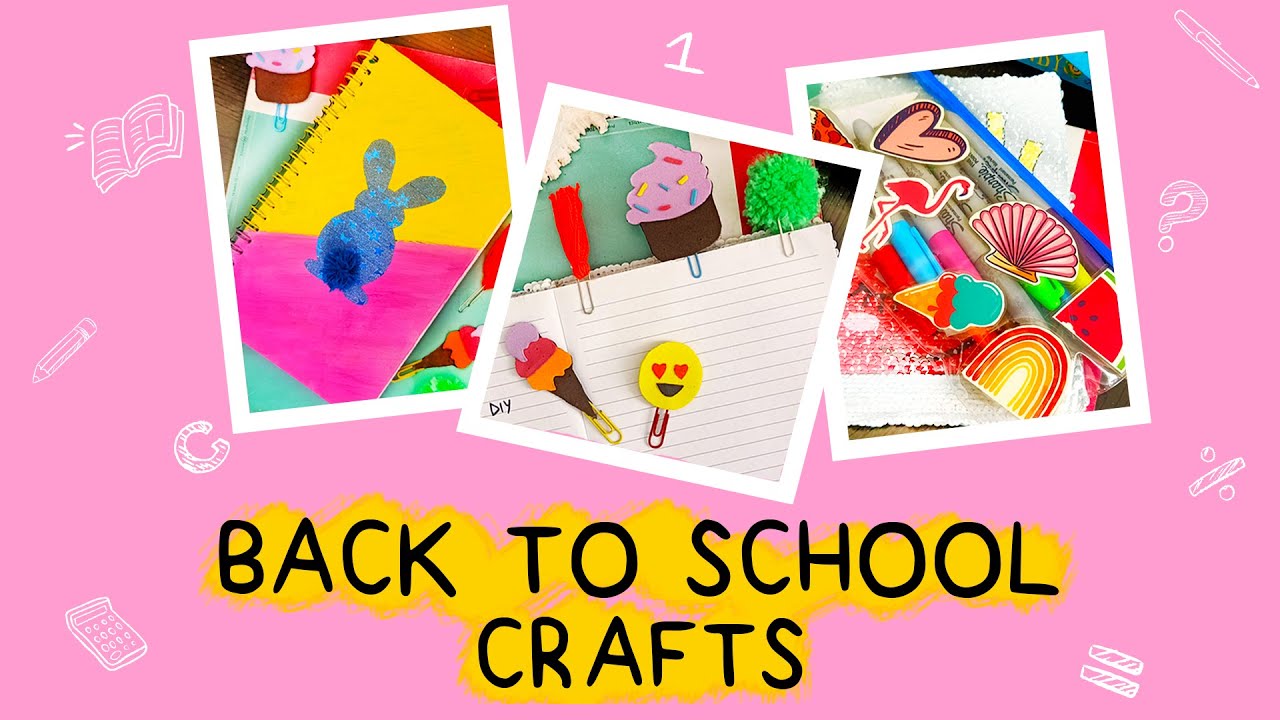 DIY School Crafts | Easy Craft Ideas | Back to School DIYs