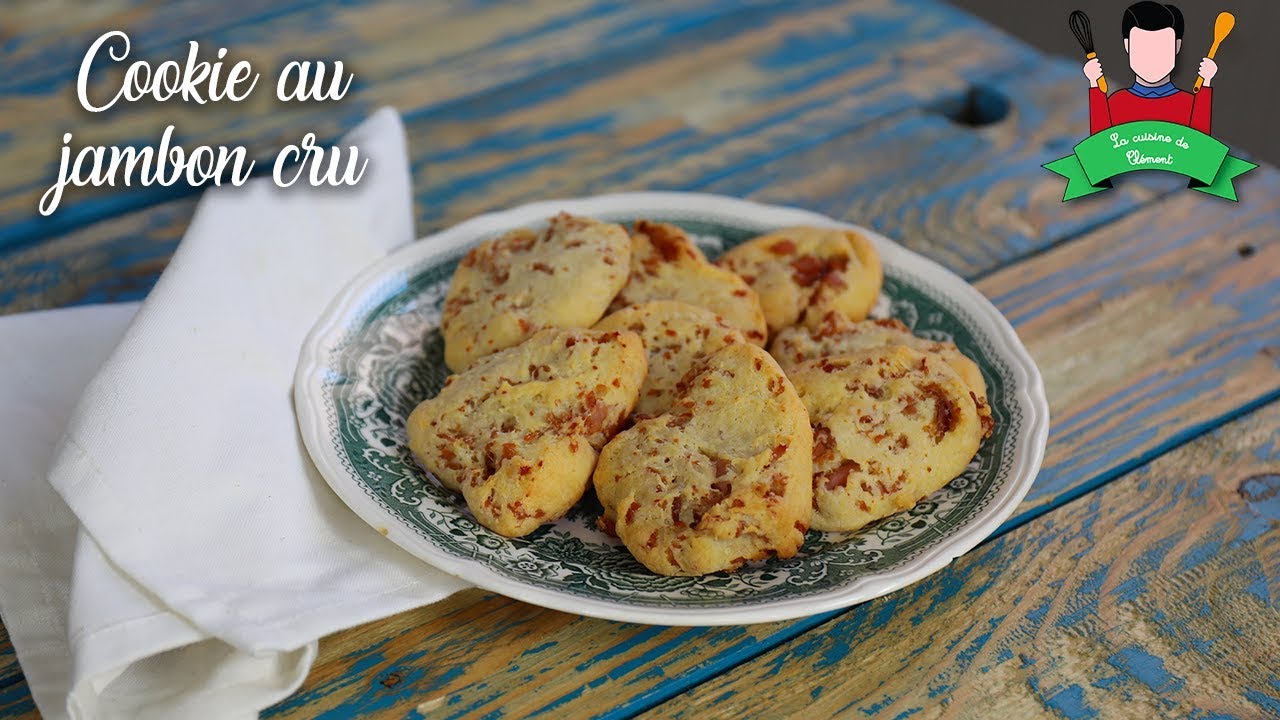 Recette cookie au jambon cru pour l'apéro