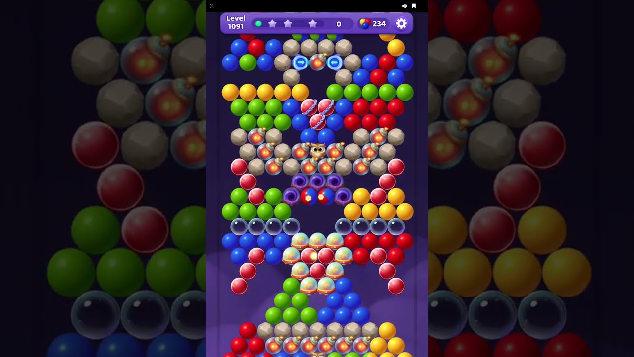 Bubble Popstar level 1091 to 1095