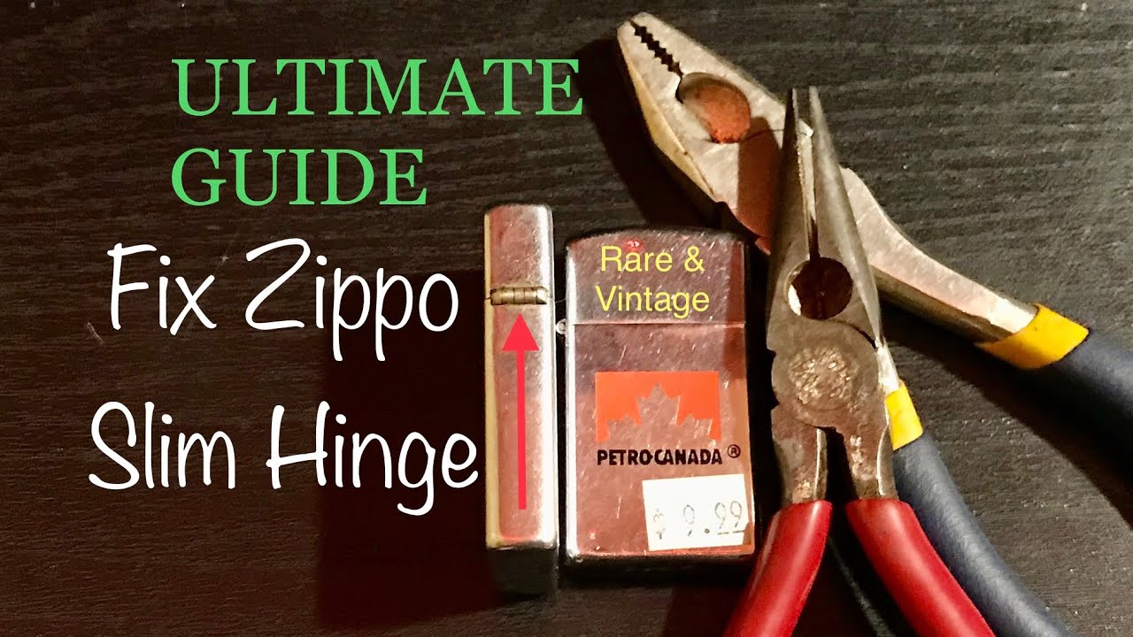 Как починить шарнир Zippo Slim