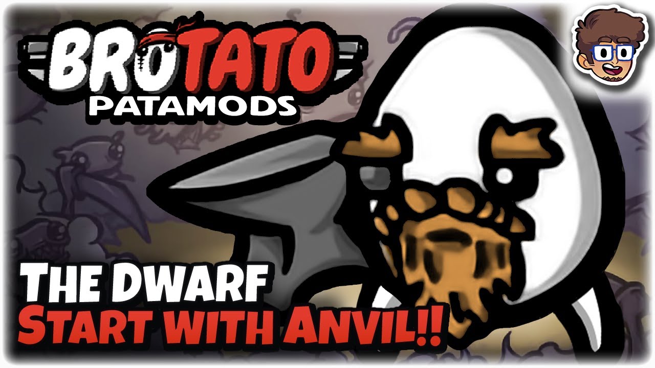The Dwarf, Start With LEGENDARY Anvil!! | Brotato: Modded