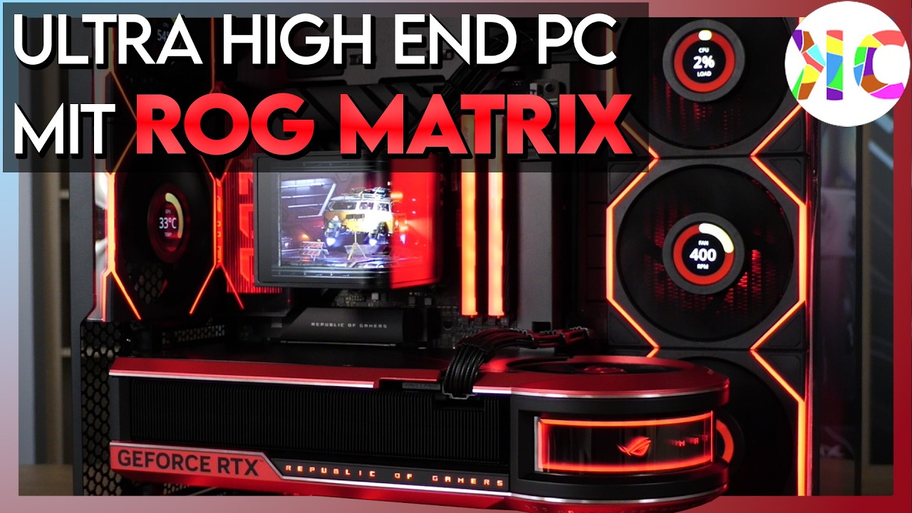 Das sind die Besonderheiten des ASUS ROG Matrix Platinum RTX5090 PCs