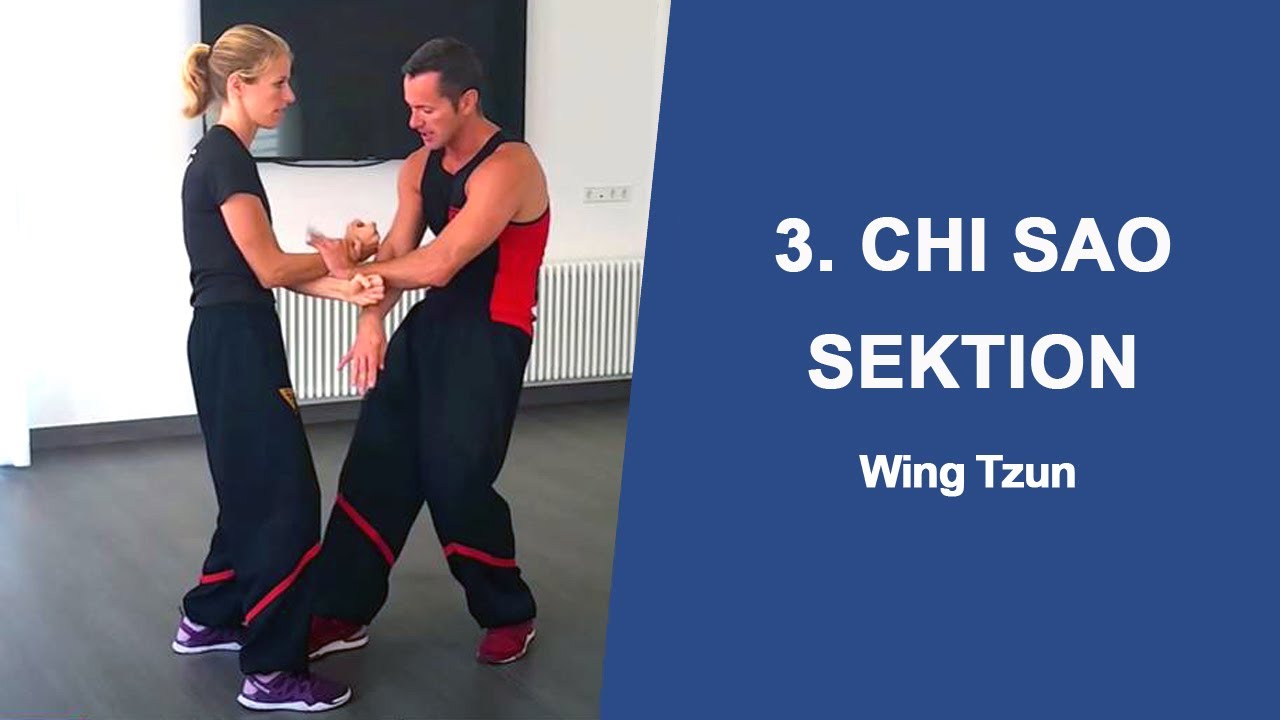 Sifu Sergej und Sije Eva Wing Tsun  Kampfkunst lernen 3. Chi-Sao Sektion