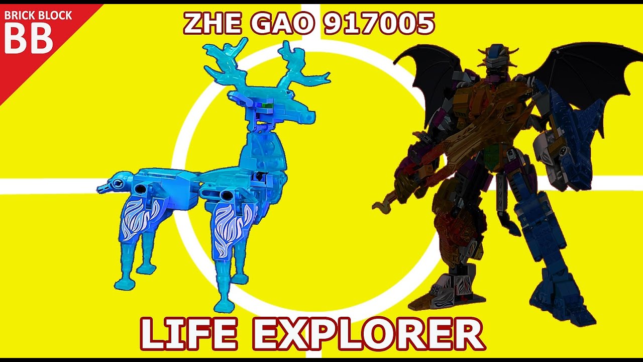 Life Explorer Zhe Gao 917005 02 ⚡️ How to make Robot LEGO Transformers Combiner speed build tutorial