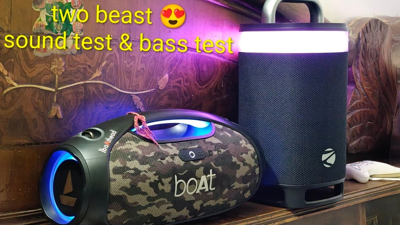 Boat Stone 1800 vs Zeb Axon 500 || indoor detailed sound test || youtube first comparison video 💯🔥🔊🎧