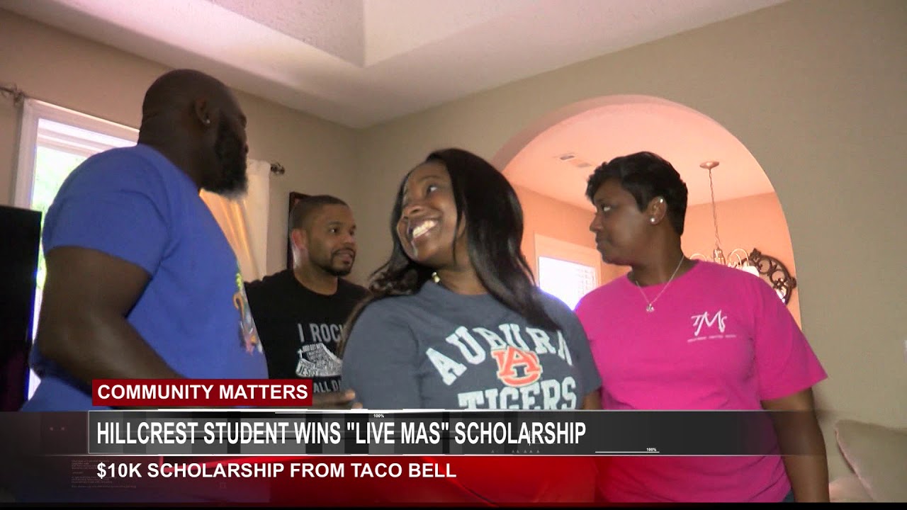 TUSCALOOSA TEEN WINS $10,000 TACO BELL SCHOLARSHIP