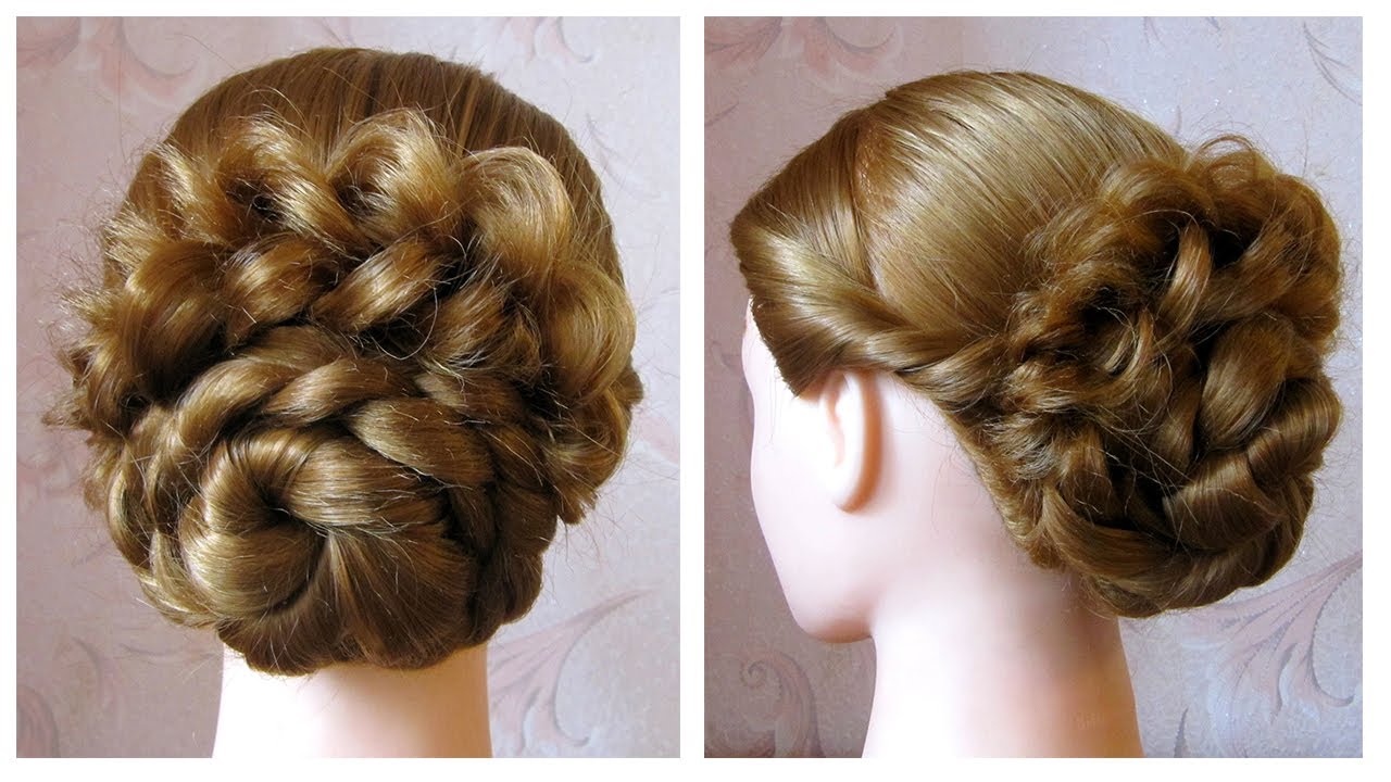 Chignon tressé facile ❁ Tuto coiffure simple et rapide, cheveux long