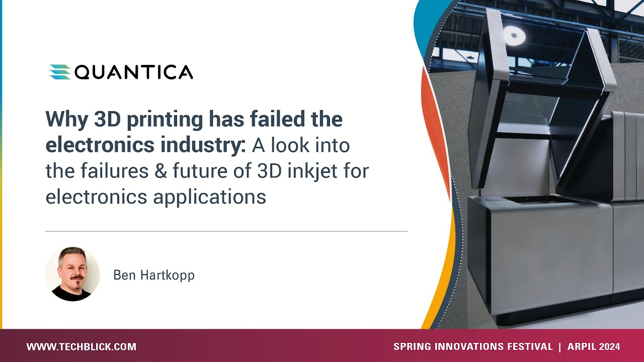 Quantica | Why 3D printing has failed the electronics industry