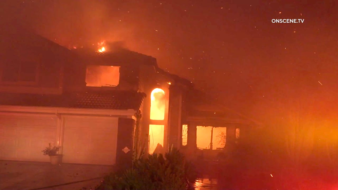 Brush Fire Demolishes Home in Rancho San Diego, Forcing Evacuations