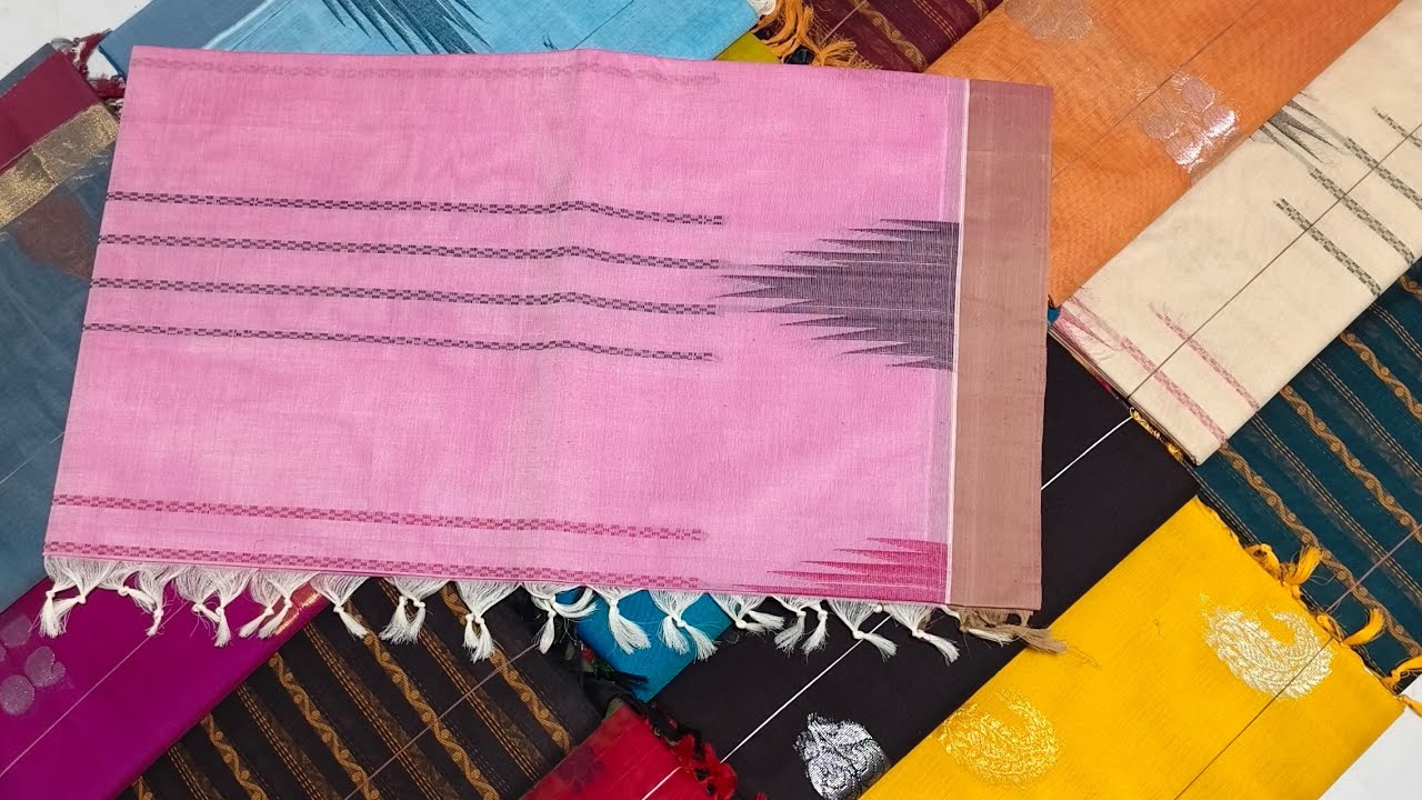 ₹999 /- pure cotton || HANDLOOM || sarees order 9363634114