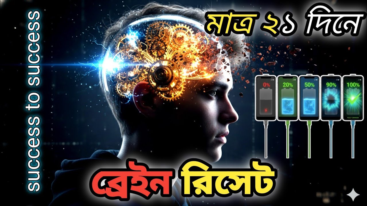 নিজের ব্রেইনকে বশে আনার উপায় | How to Reset Your Brain in 21 Days (Scientific Way)