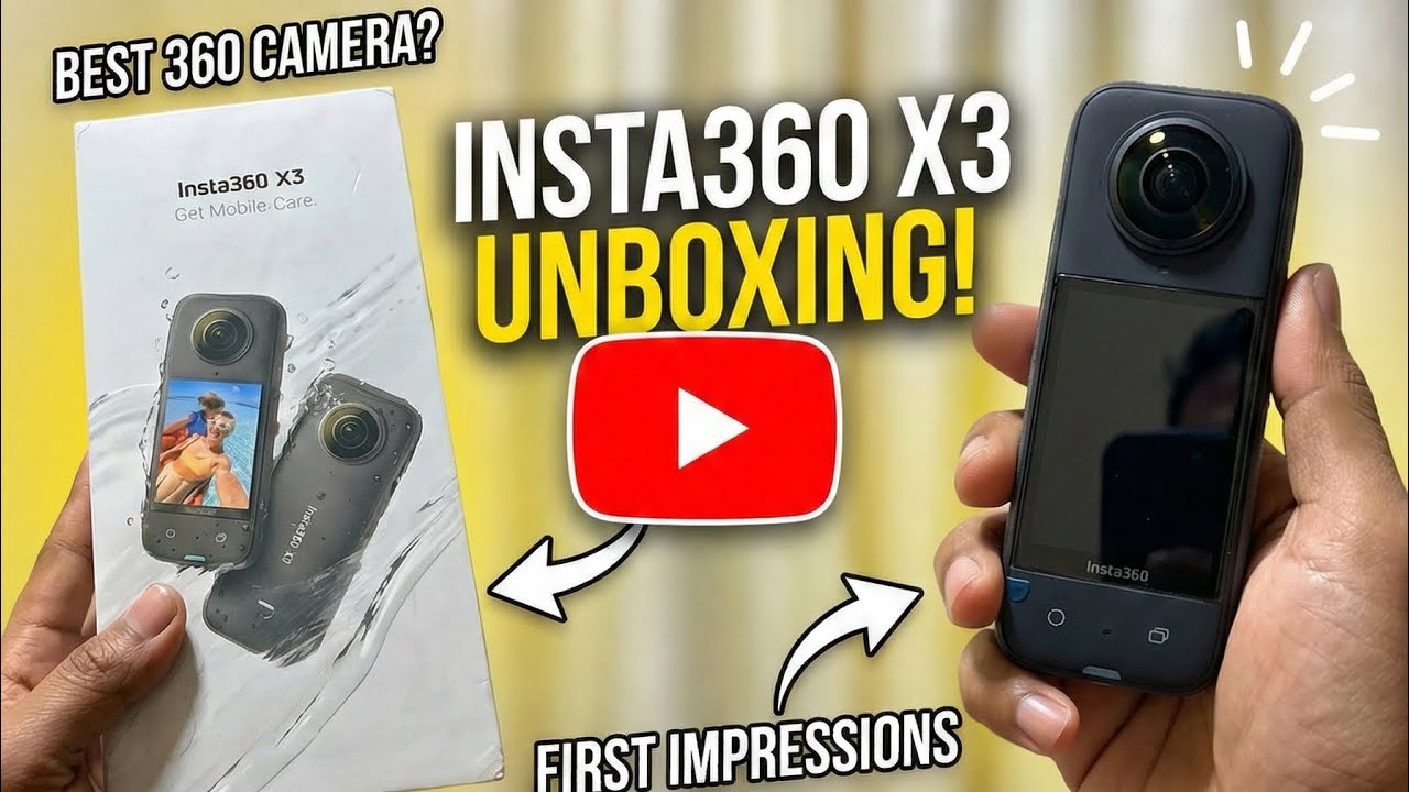 Insta360 X3 Unboxing & First Impressions: Is It Worth It?