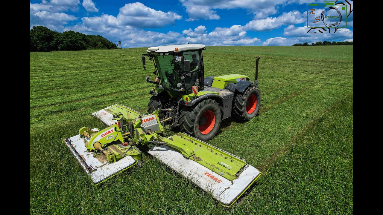 Claas Xerion 3300 Trac VC/ Claas Disco 9300/ Heu Ernte 2022