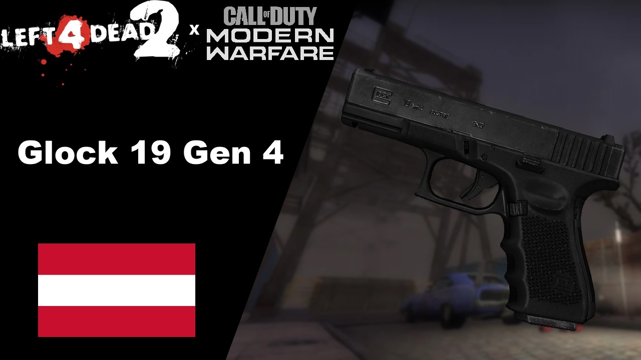 Left 4 Dead 2 : Glock 19 Gen 4 in MW2019 Anims