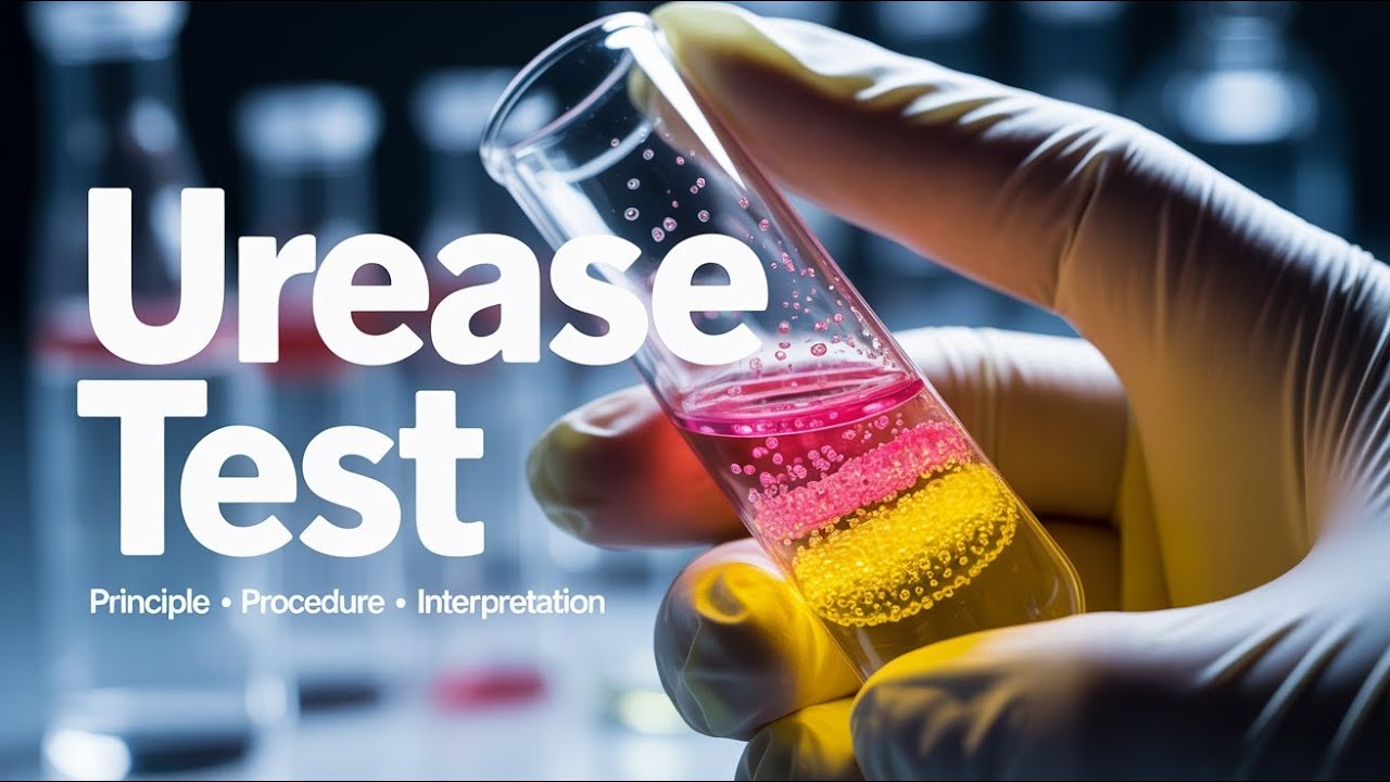 Biochemical Test: Urease Test | Principle, Reagents, Procedure & Interpretation | BMLS