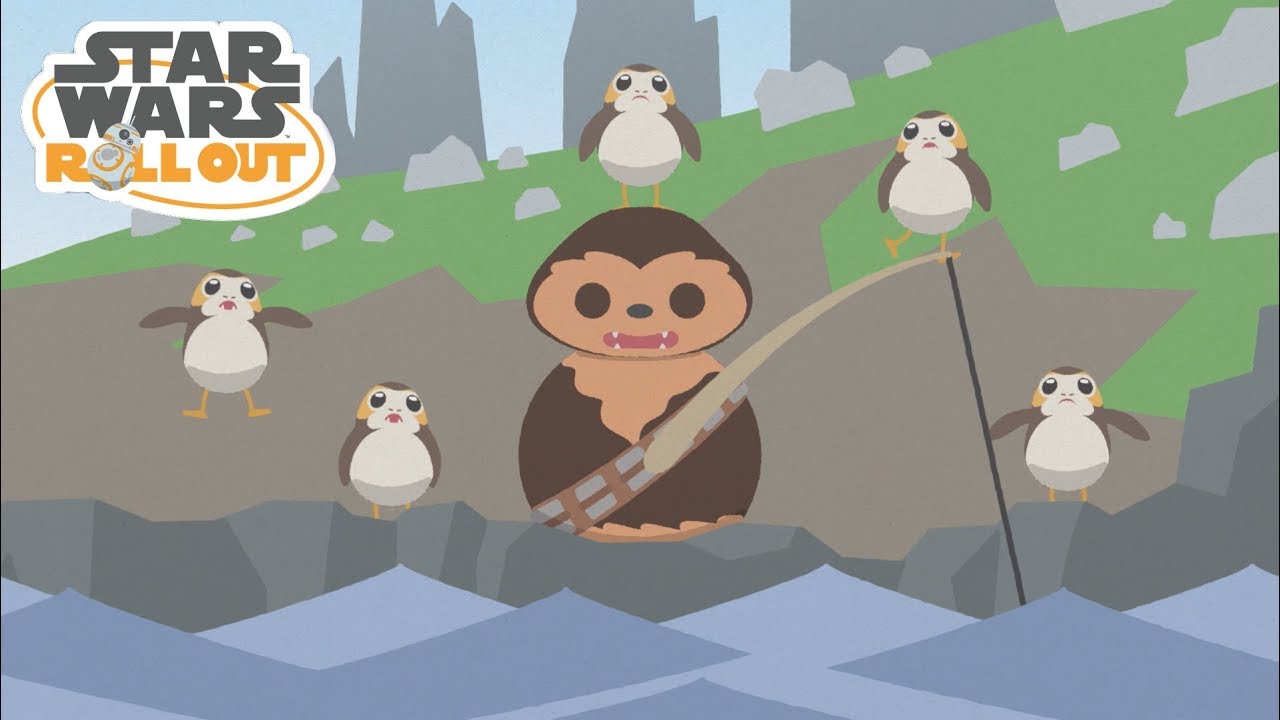 Chewie, the Porgs, and the Sea Monster – Chapter 1 | Star Wars Roll Out