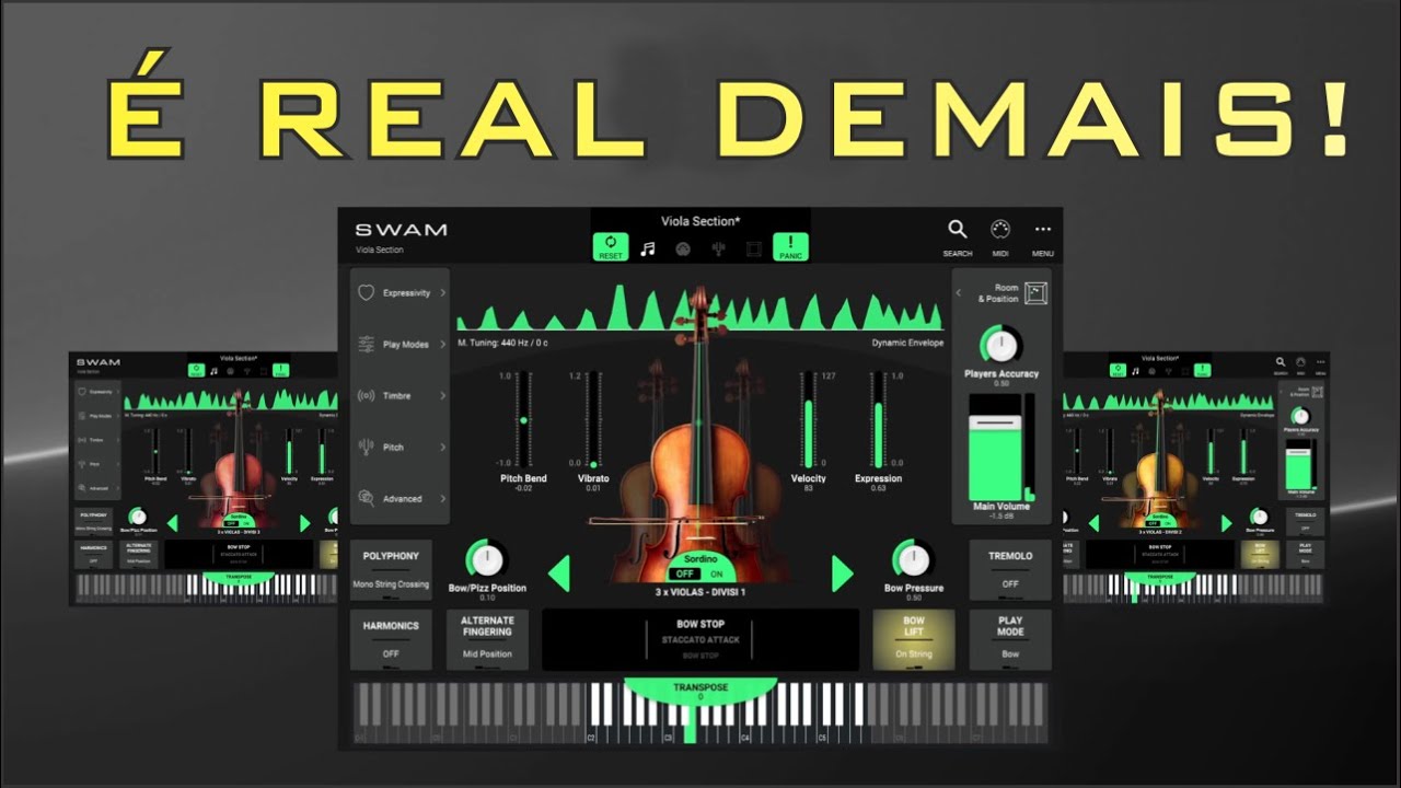 CONHECENDO O PLUGIN SWAM VIOLIN SECTIONS