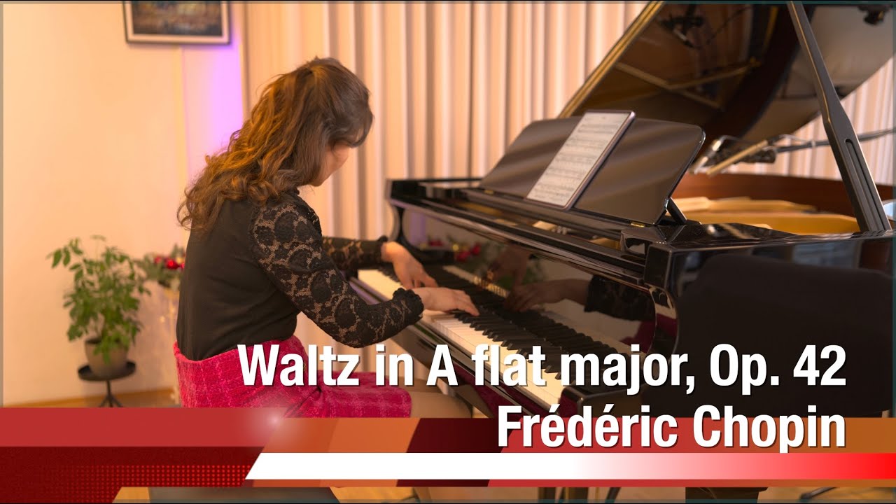 Chopin - Waltz in A flat major, Op. 42 (iPad app Piascore)