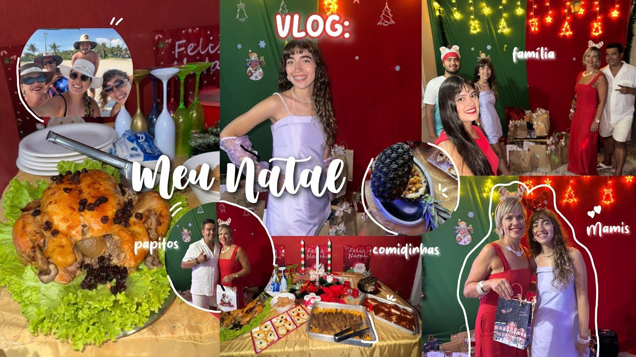 VLOG: Meu natal 2025! 🎄+ ceia de natal + presentes + praia
