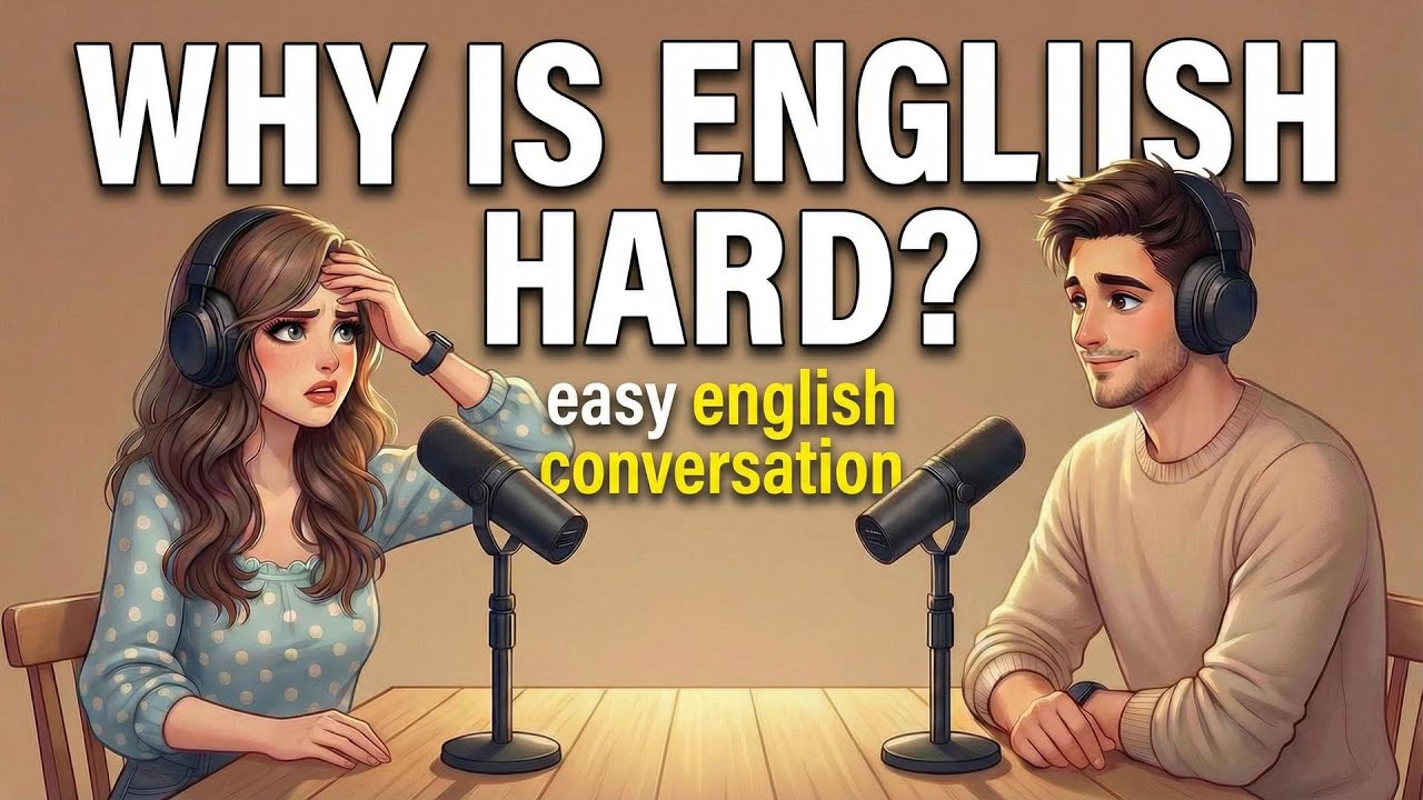 Why English is So HARD for Me? | Easy English Conversation for Beginners