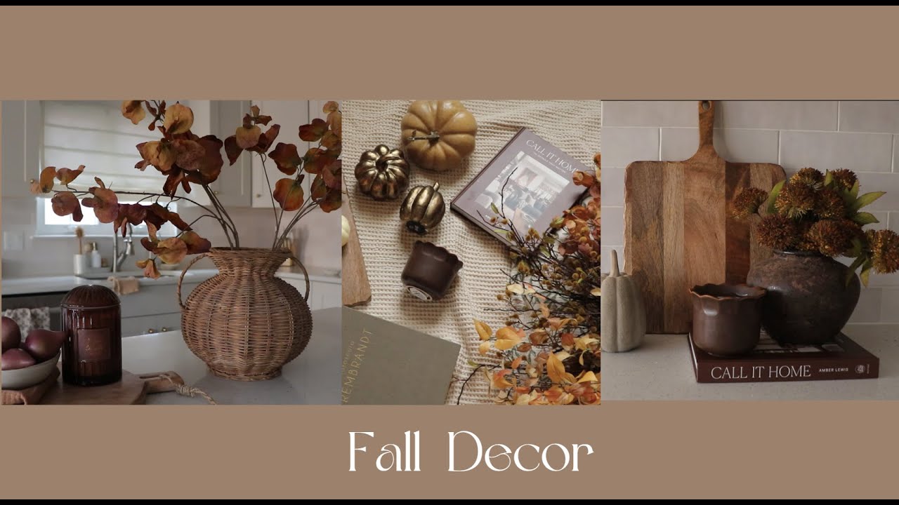 Kitchen Fall decor | Decorate with me for Fall 2025