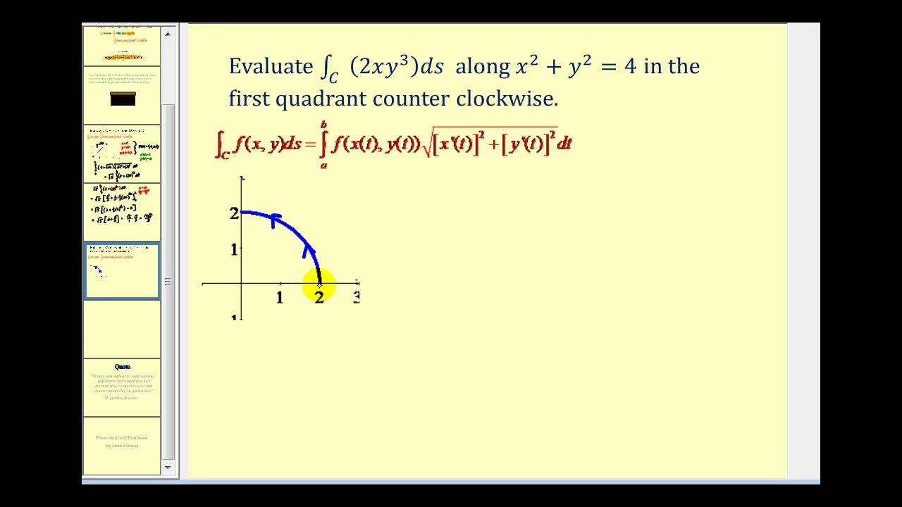 Line Integrals in R^2