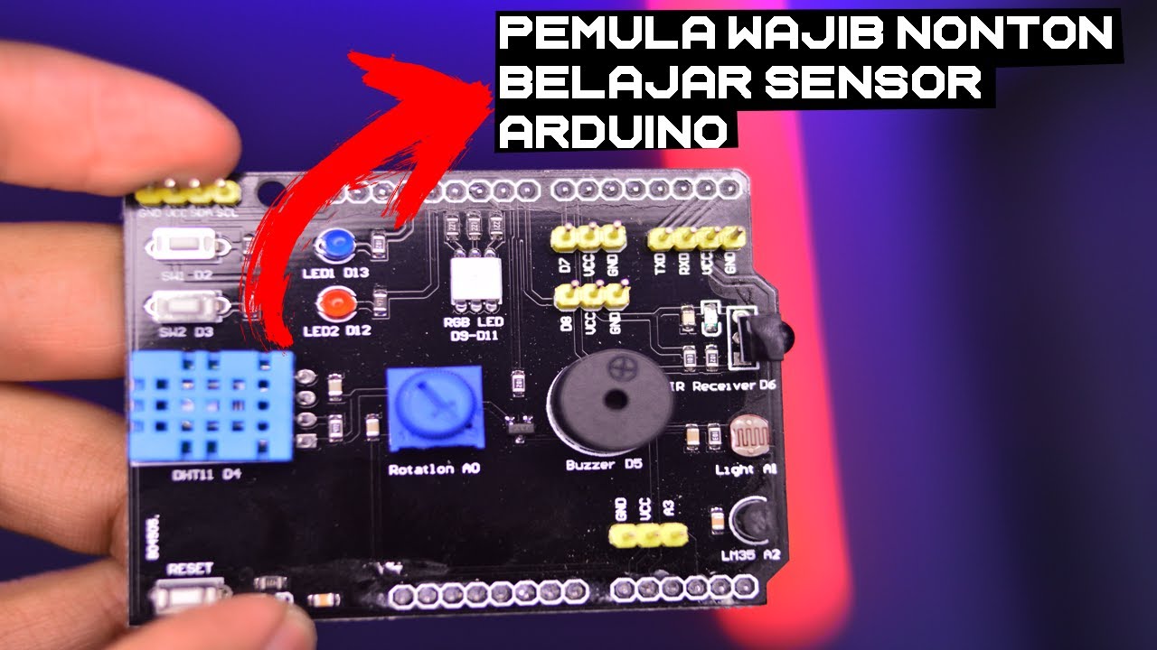 Basic Sensor Arduino yang Kalian Wajib Tau - Shield Arduino 9 in 1