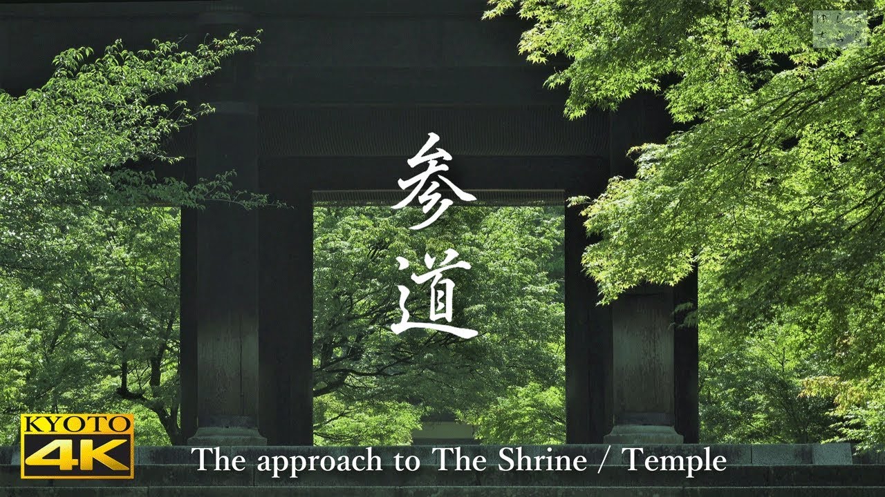 [4K] The approach to the Shrine / Temple Kyoto　[4K] 京都の参道　庭園　神社