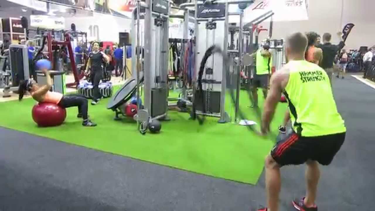 Life Fitness Synrgy360 at the Fitness & Health Expo vid 2