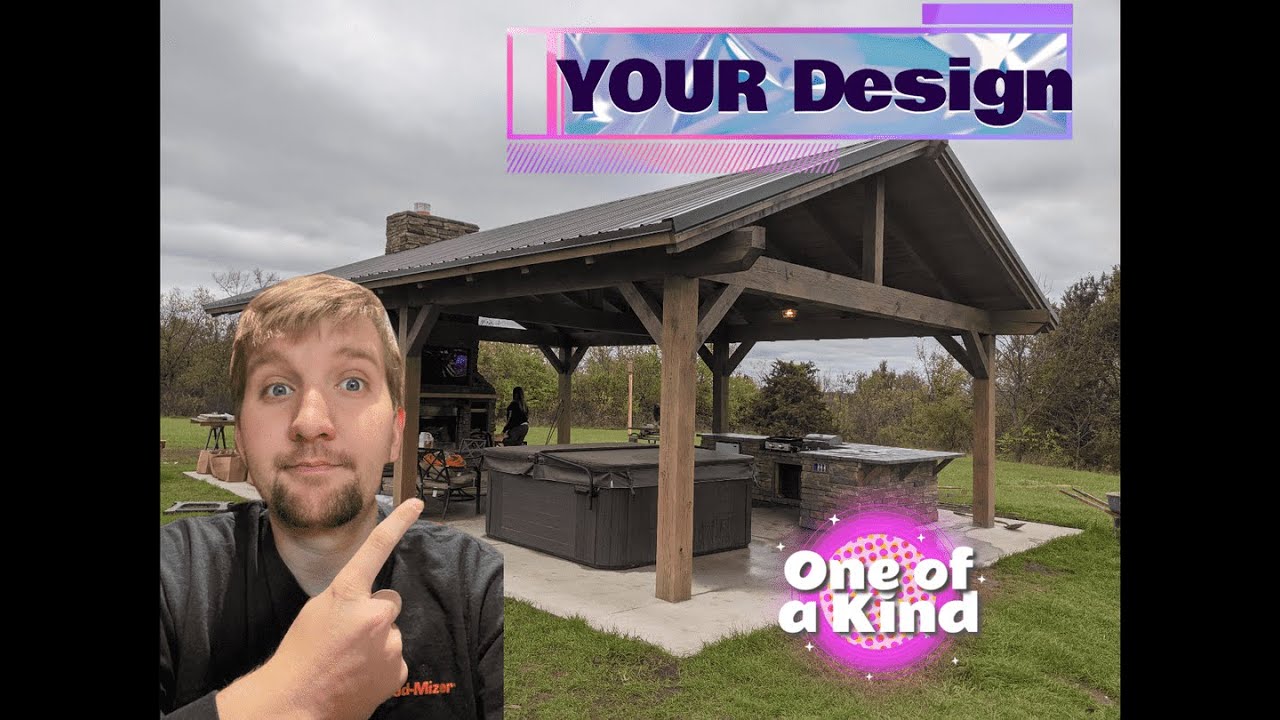 Discover the Ultimate Outdoor Oasis: Timber-Frame Pavilion Tour!