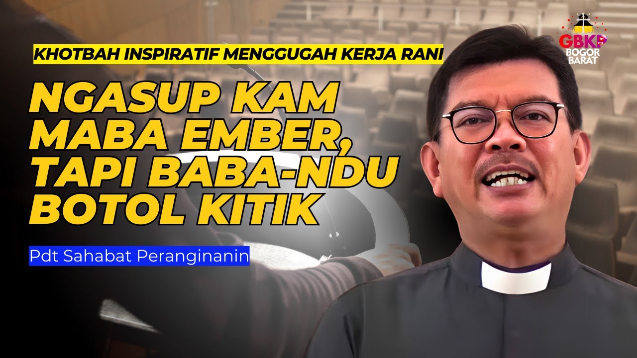 Khotbah Kristen Inspiratif Bagaimana Persembahan Kerja Rani #khotbahkristen #renungan