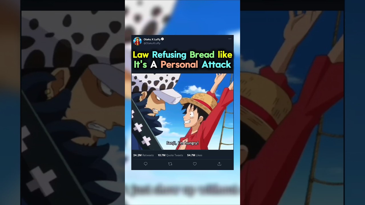 Law Refusing Bread Like It's A Personal Attack #shorts #onepiece #trafalgarlaw