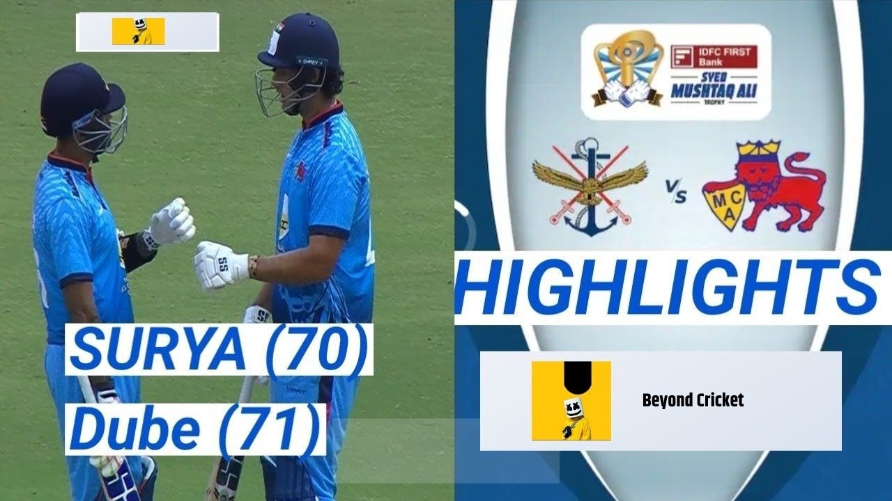 Syed Mushtaq Ali Trophy 2024 highlights today । SMAT 2024, Mumbai vs Services match highlights