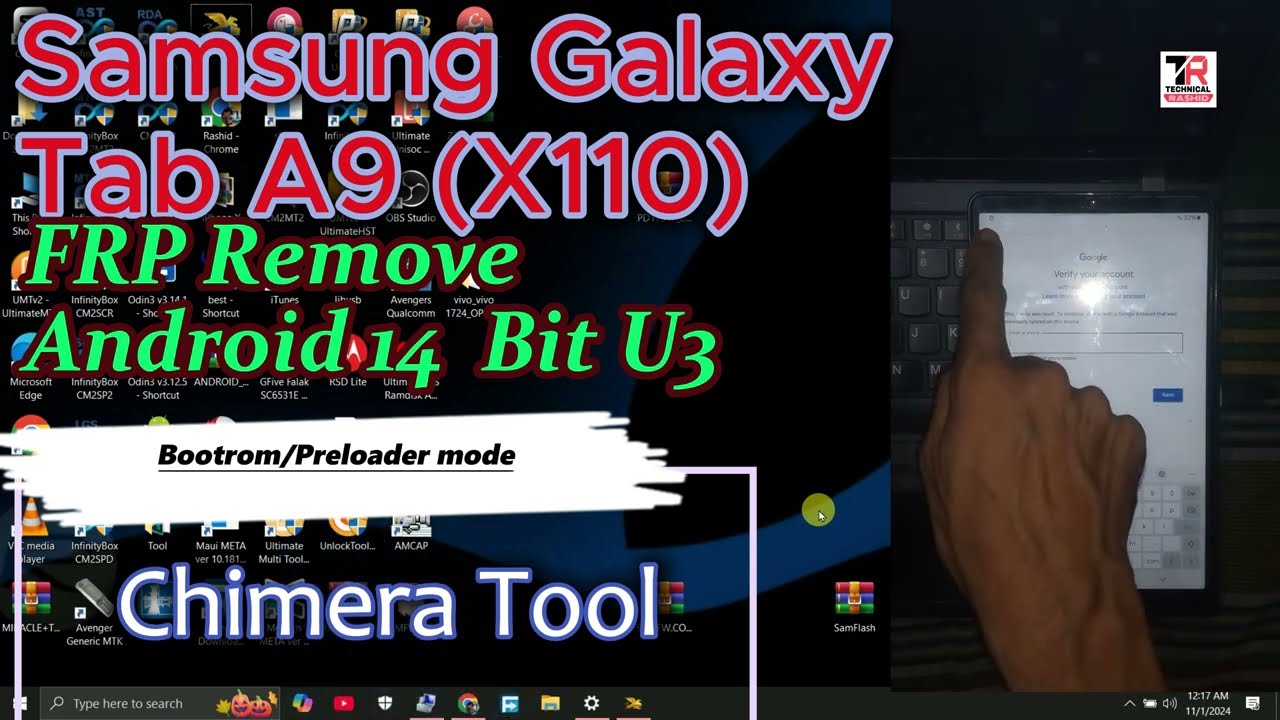 Samsung X110 U3 frp Chimera Tool | samsung x110 frp bypass | How to fix Samsung X110 frp |