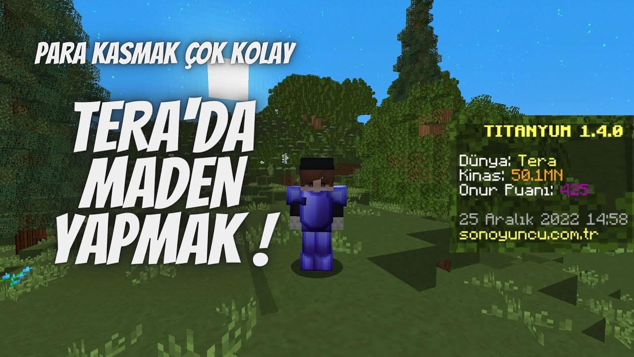 TERA'DA MADEN YAPMAK ! ZENGİN OLDUM | SonOyuncu Titanyum |