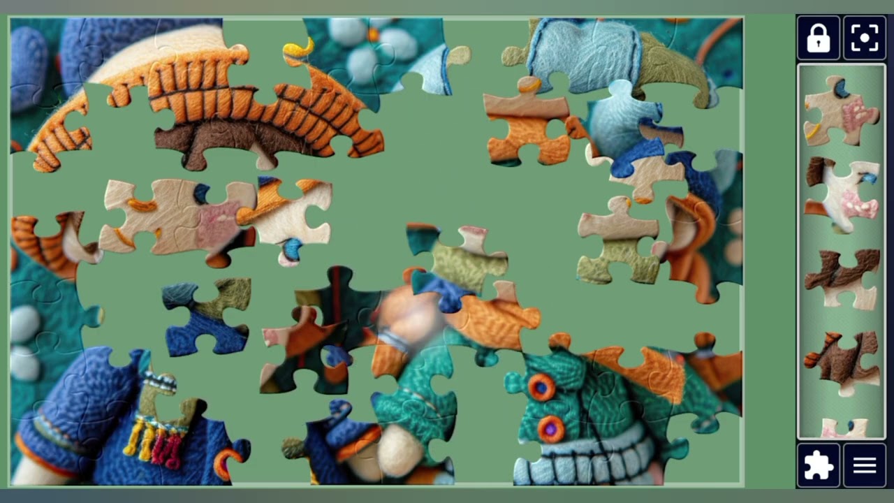 Cozy Handmade Smiling Dolls😊👧👀🎉🧩 beautiful jigsaw puzzle 🧩//@jigsawpuzzle45 