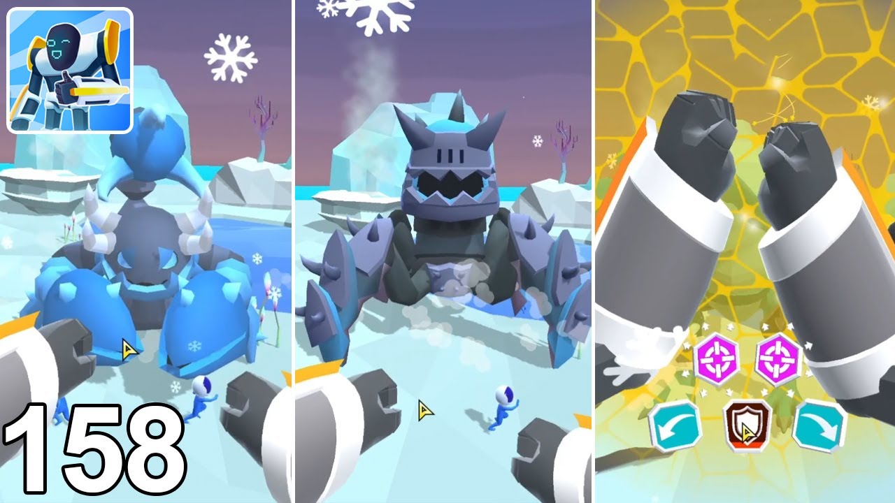 Mechangelion: FROZEN PLANET! Encountering ICE TURTLE, Spiky & Claws! (Part 158)