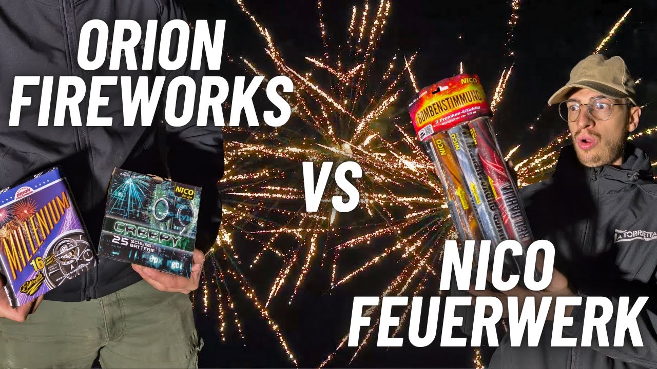Quali sono i MIGLIORI BOTTI di CAPODANNO  UNBOXING e SPARO di un CARICO di FUOCHI NICO E ORION!