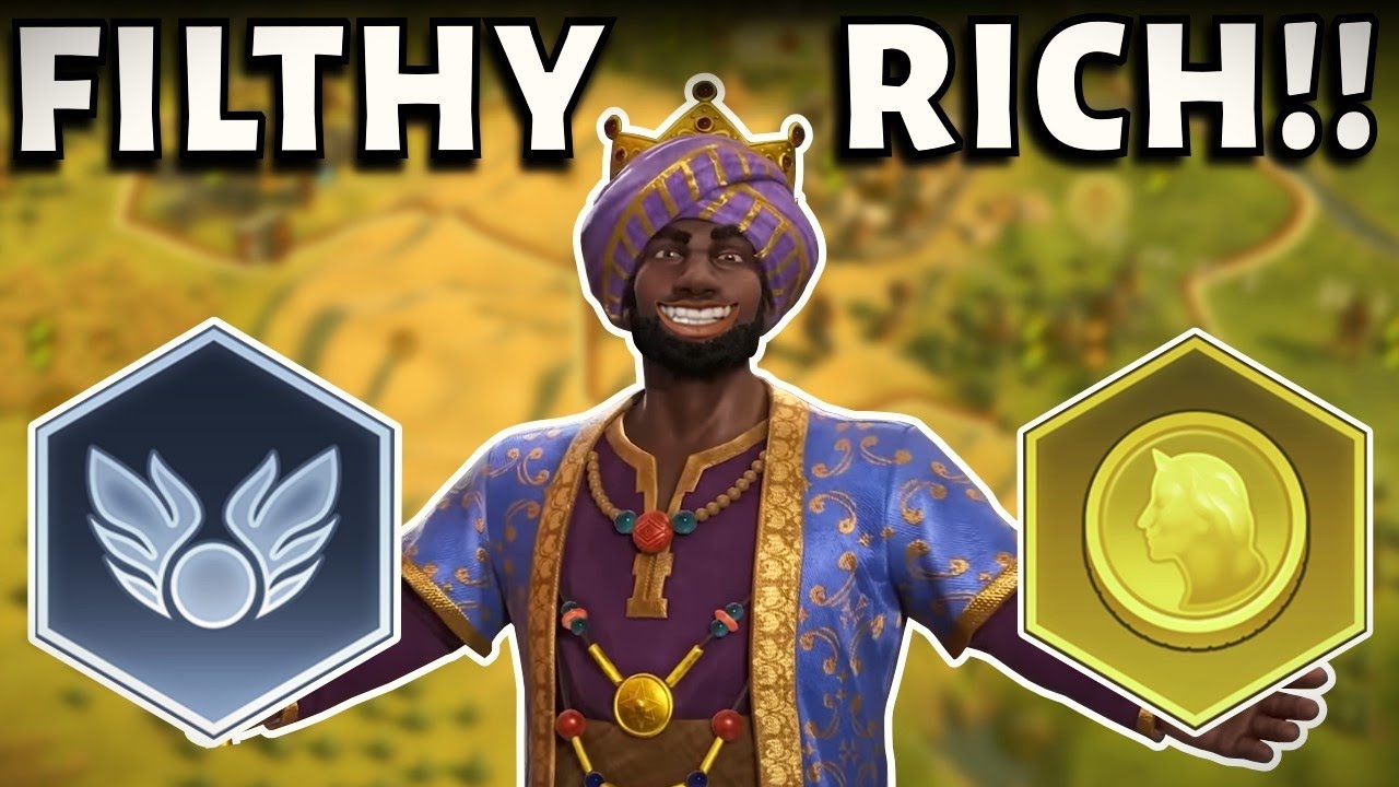 4 v Ursa Civ 6 MP | The One Where I Got Filthy Rich And Went Mad! (Mali Civilization VI)