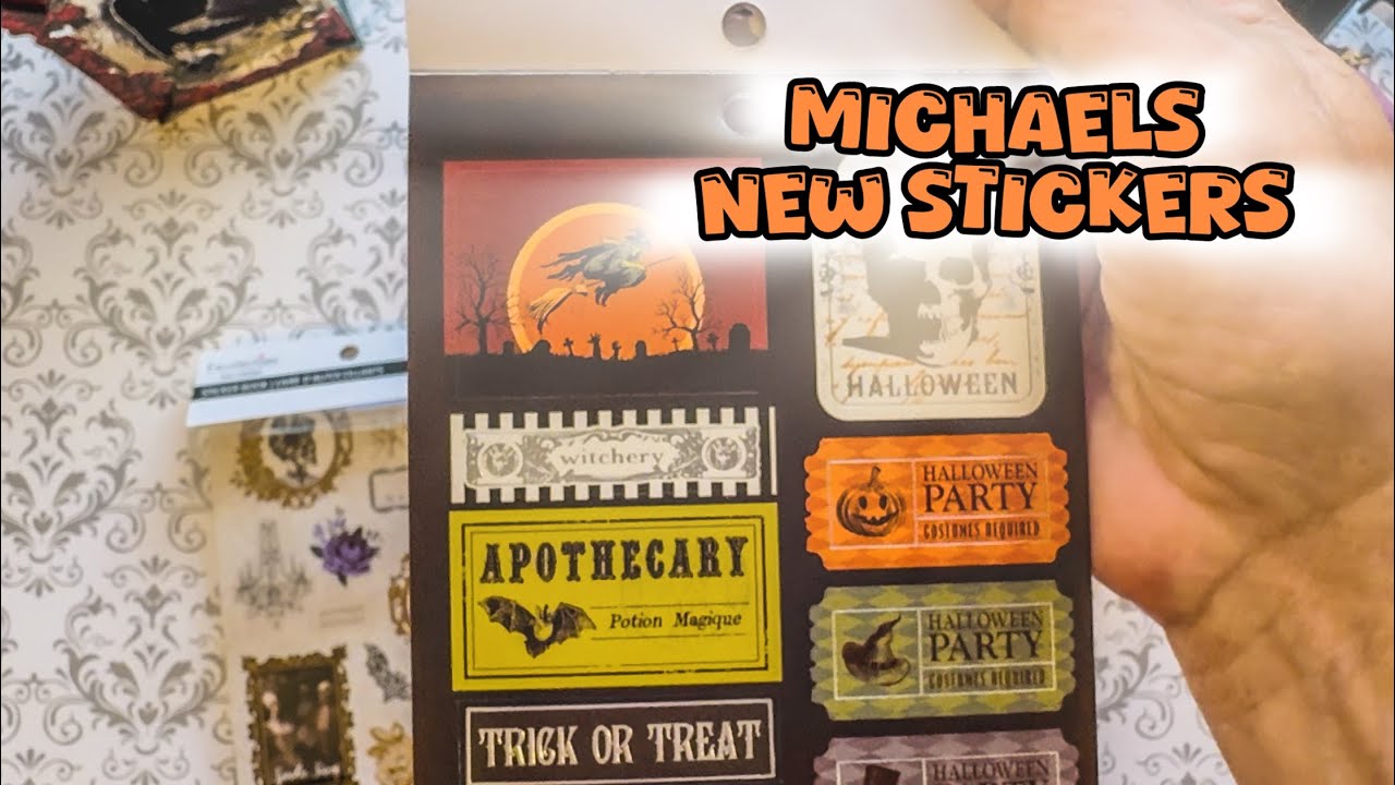 Michaels 2025 Halloween Sticker Books