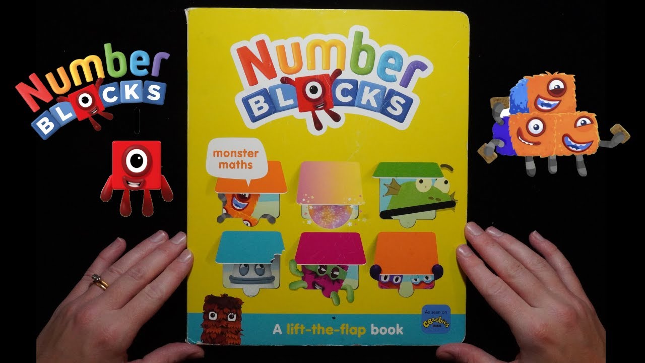 Numberblocks lift-the-flap book - Monster Maths - Read and play along