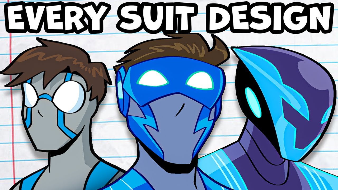 Every DESIGN for My Original Superhero Explained!