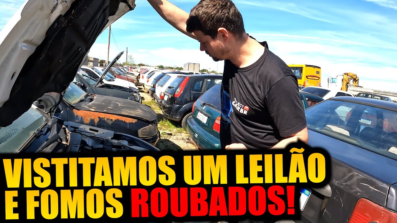 VISITAMOS UM LEILÃO COM CARROS DA ENCHENTE E FOMOS ROUBADOS!