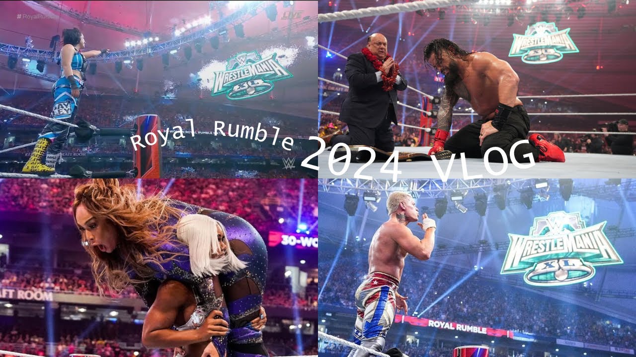 ROYAL RUMBLE 2024 VLOG