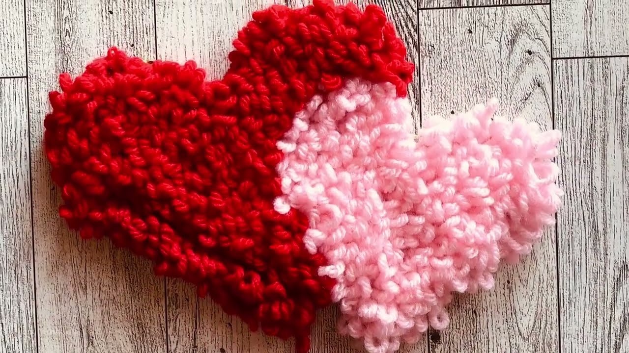 Crochet Double Heart Mini Rug demonstration and chat ❤️💕